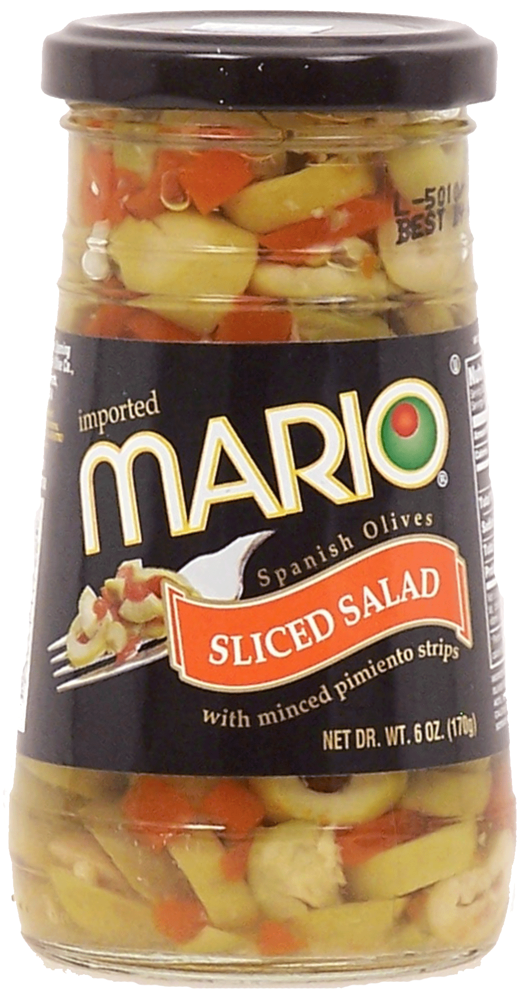 Mario  sliced salad spanish olives with minced pimiento strips Full-Size Picture